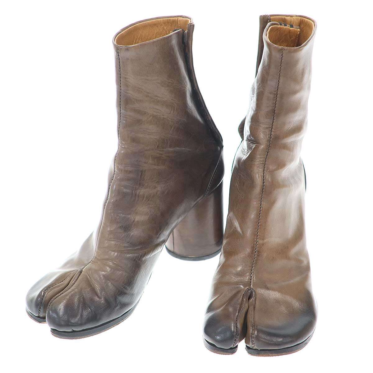 Saidogoa - Maison Martin Margiela 22 メゾン マルタン マルジェラ 22 Tabi Boots タビ ブーツ ブラウン 36 【中古】 ITQ89QU1V9E0