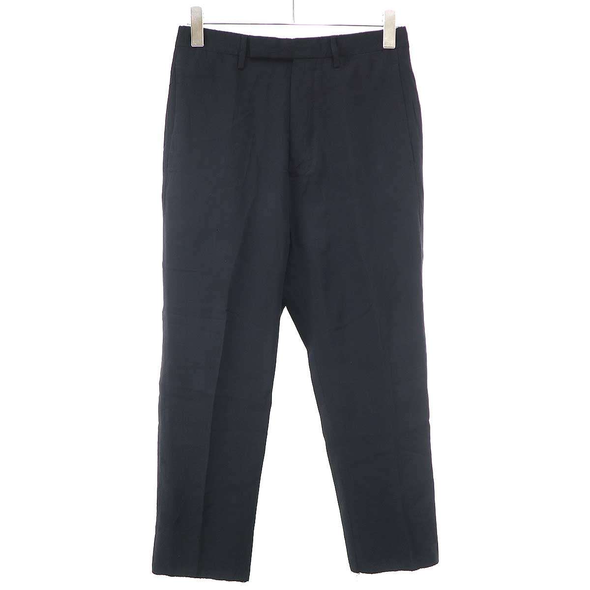 Rakuten - Rick Owens リックオウエンス 17AW ウールシルクスラックスパンツ RU17F8358-SS ブラック 46 【中古】 IT62SFUE4JZG