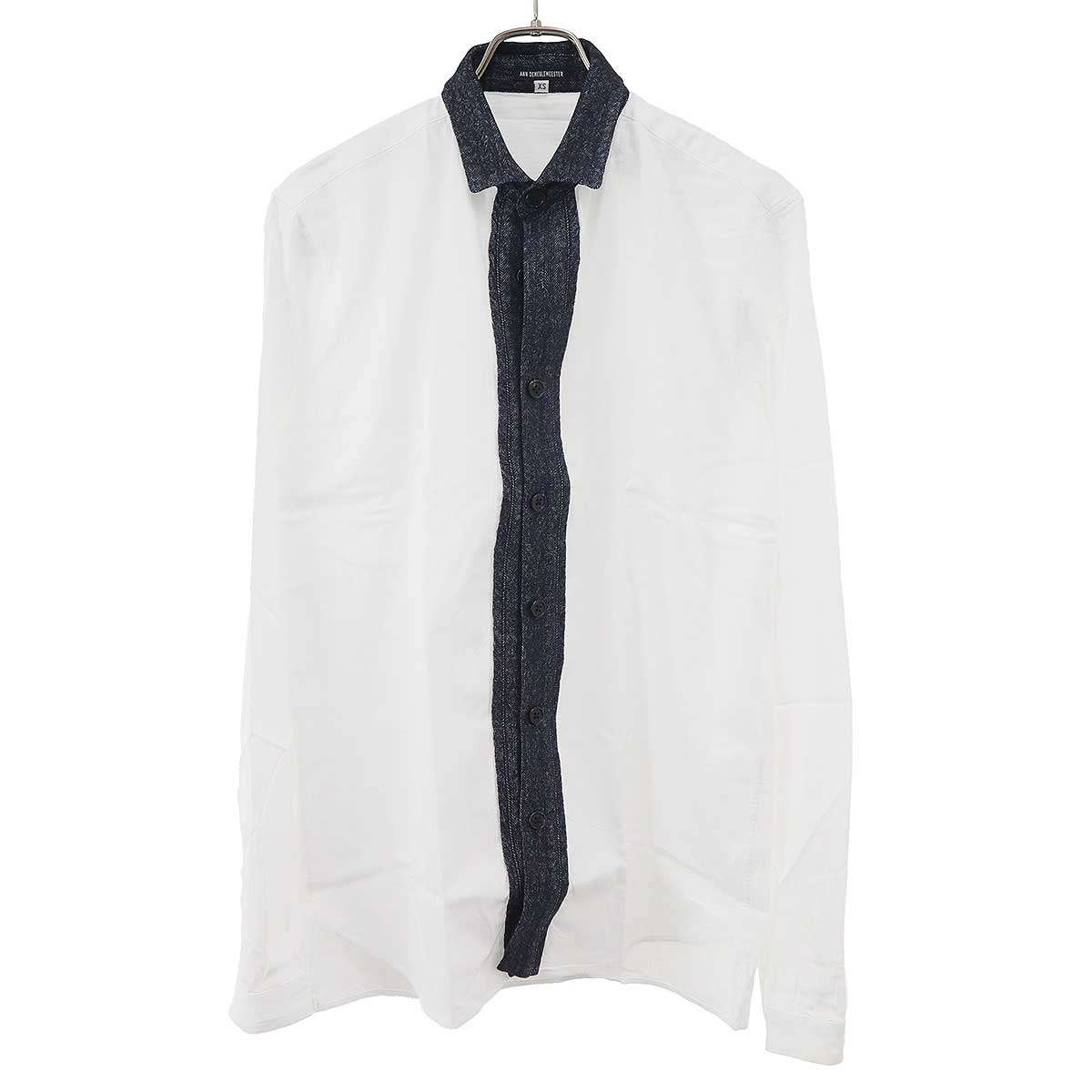 新品未使用　23AW ann demeulemeester　長袖　シャツ 白 メンズシャツ – Ann Demeulemeester