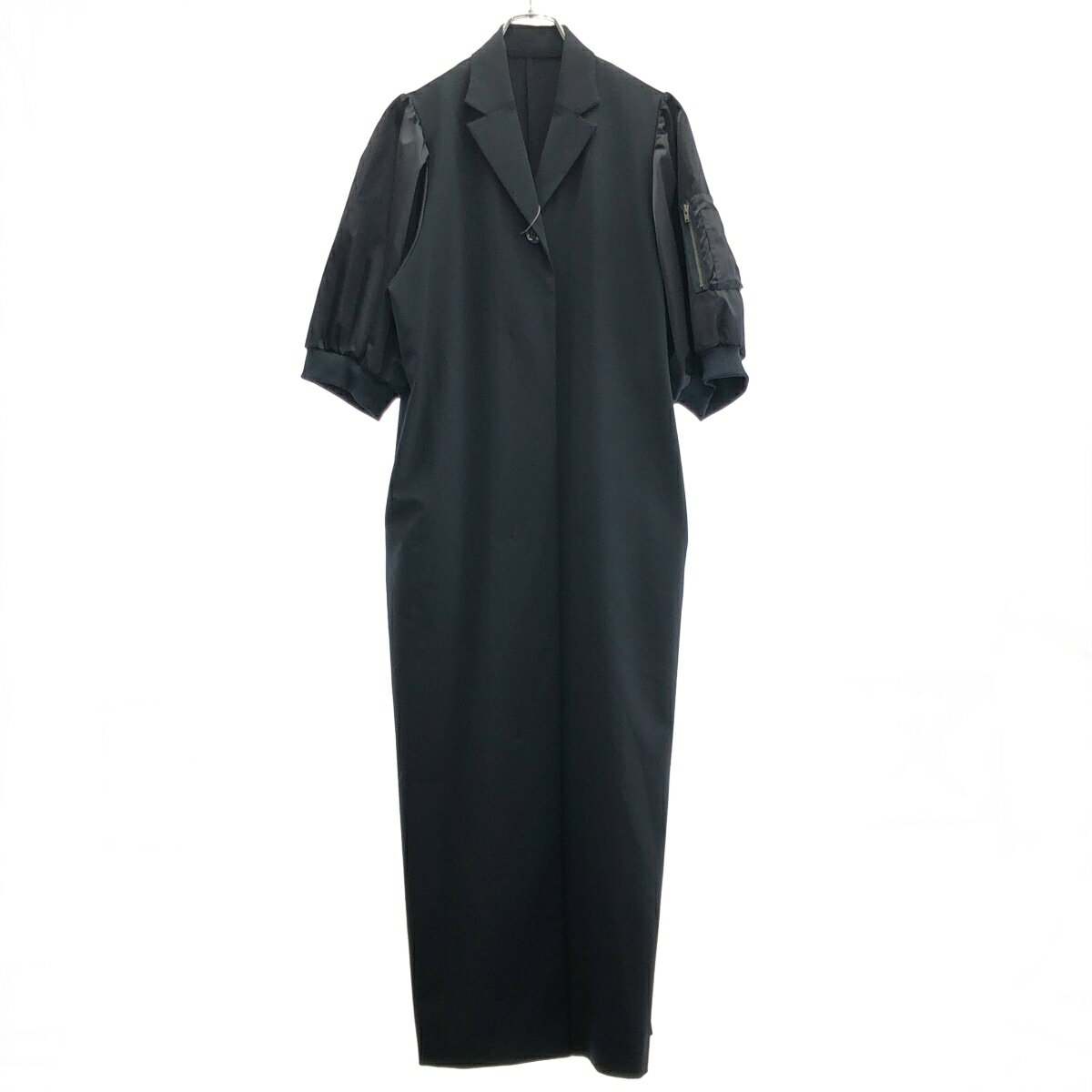 RIM.ARK リムアーク 25AW MA-1 sleeve H/S OP ボンバーワンピース 460IAN33-0701 ネイビー 36 【中古】 ITS9ORDDM38E