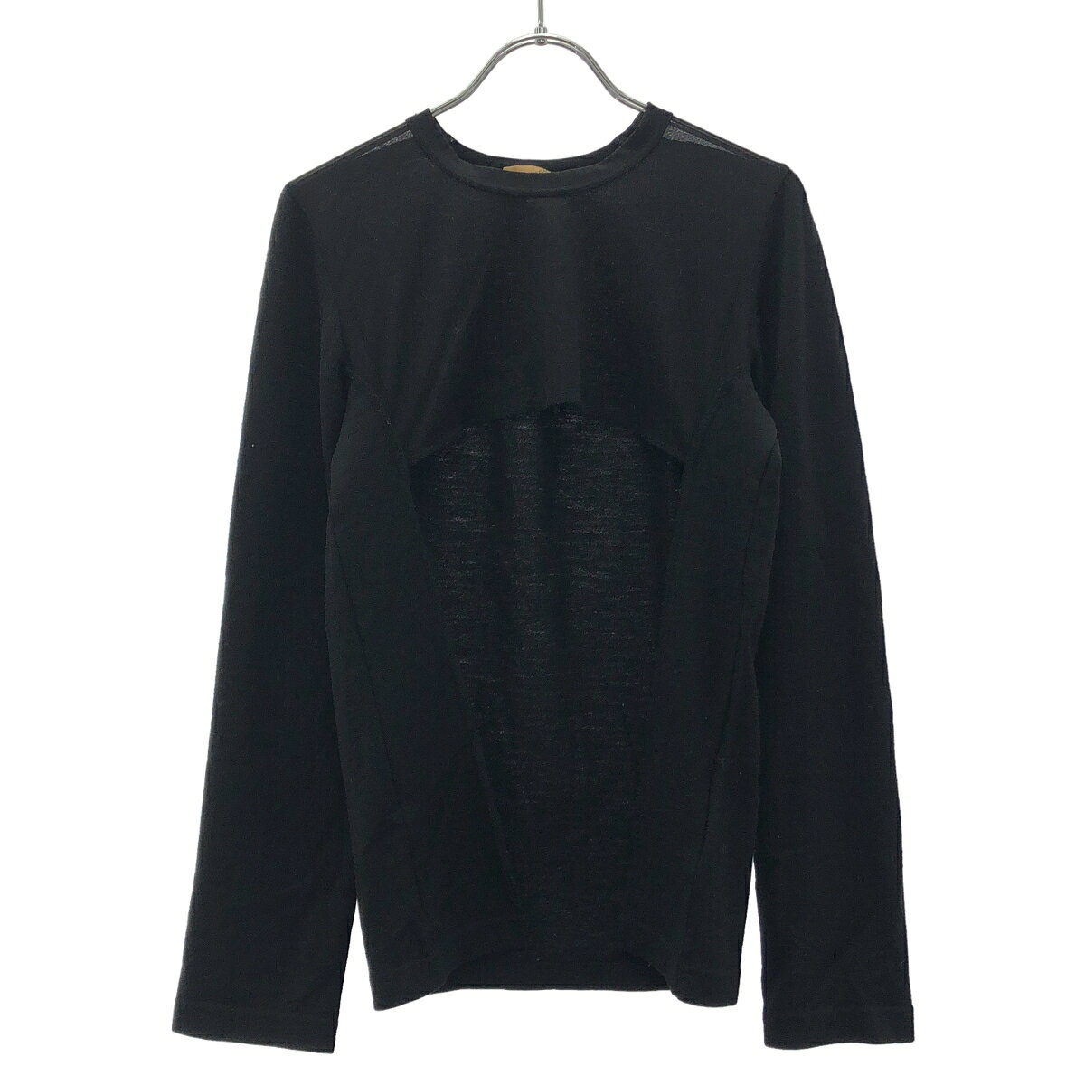COMME des GARCONS コムデギャルソン 11AW インサイドアウトニットセーター GH-T049 ブラック XS 【中古】 ITB8BVV0EYYU