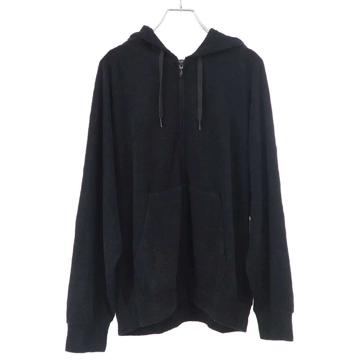 COMOLI コモリ 25SS パイルジップパーカー B01-05042 ブラック 2 【中古】 ITDS6ND6I4Z0