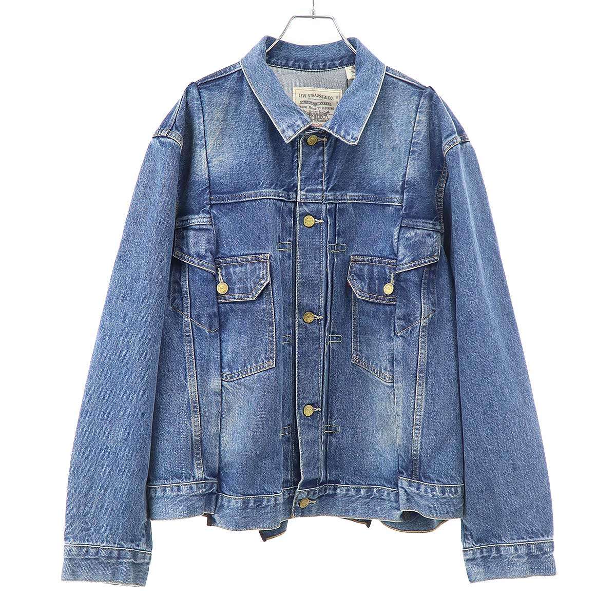 Other - sacai×Levi’s サカイ リーバイス 25SS Denim Jacket デニムジャケット 25-03708M インディゴ 4 【中古】 ITKJT9SFFB10