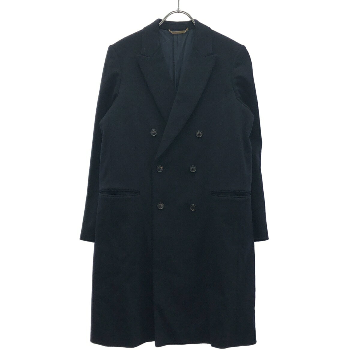 Rakuten - beautiful people ビューティフルピープル Loro Piana ダブルブレステッドチェスターコート ネイビー 【中古】 ITX9H3IT4JD4