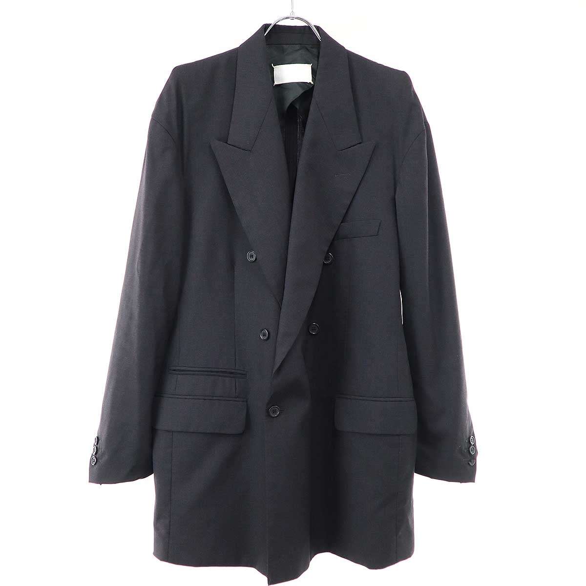 Rakuten - Maison Martin Margiela メゾン マルタン マルジェラ 1997SS Down Shoulder Double Breasted Jacket ダウンショルダーダブルブレストジャケット チャコール 42 【中古】 IT5T9CEOWVZS