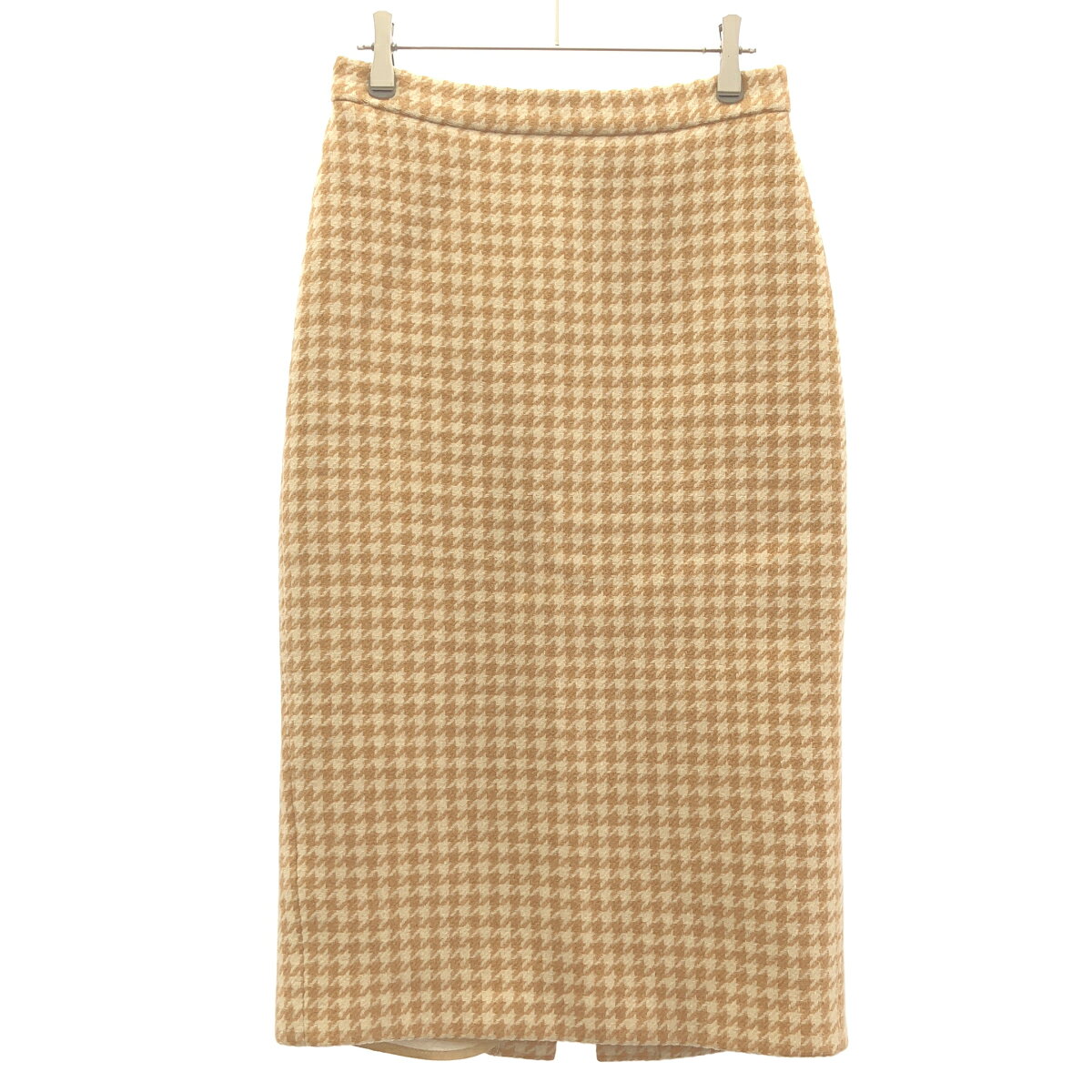 MaxMara マックスマーラ ハウンドトゥースタイトスカート ベージュ ITSBTG5GOB1O