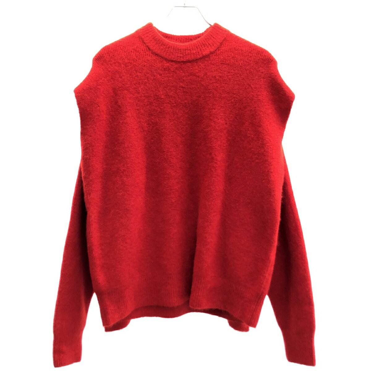 Rakuten - IIROT イロット 25AW Alpaca gimmick Knit アルパカ ギミックニットセーター 032-025-KT009 レッド F 【中古】 ITY1D1KY4OKK