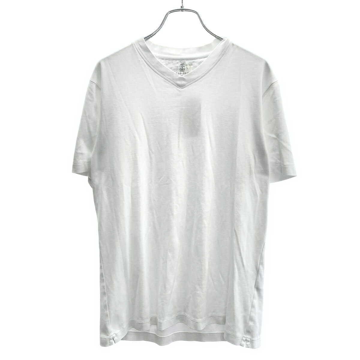 ブルネロクチネリ Tシャツ カットソー Vネック コットン モニーレ 白 ブルネロ クチネリの「究極の白Tシャツ」3選 | Precious.jp（プレシャス）