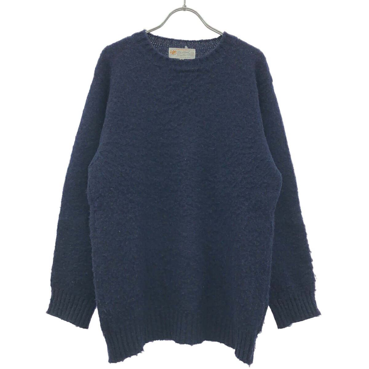 Rakuten - Shetland Woollen Co シェットランドウーレンコー ウールニットセーター SWC-19AW ネイビー M 【中古】 IT4WUGEQ0ZOA