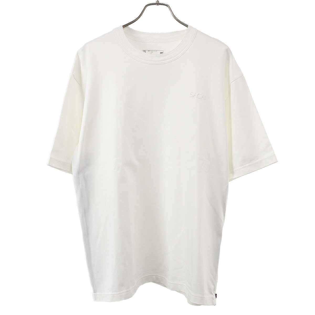 Rakuten - sacai サカイ 23AW Cotton Jersey T-Shirt サイドジップTシャツ 23-03258M ホワイト 4 【中古】 IT3GIHLGPZRU