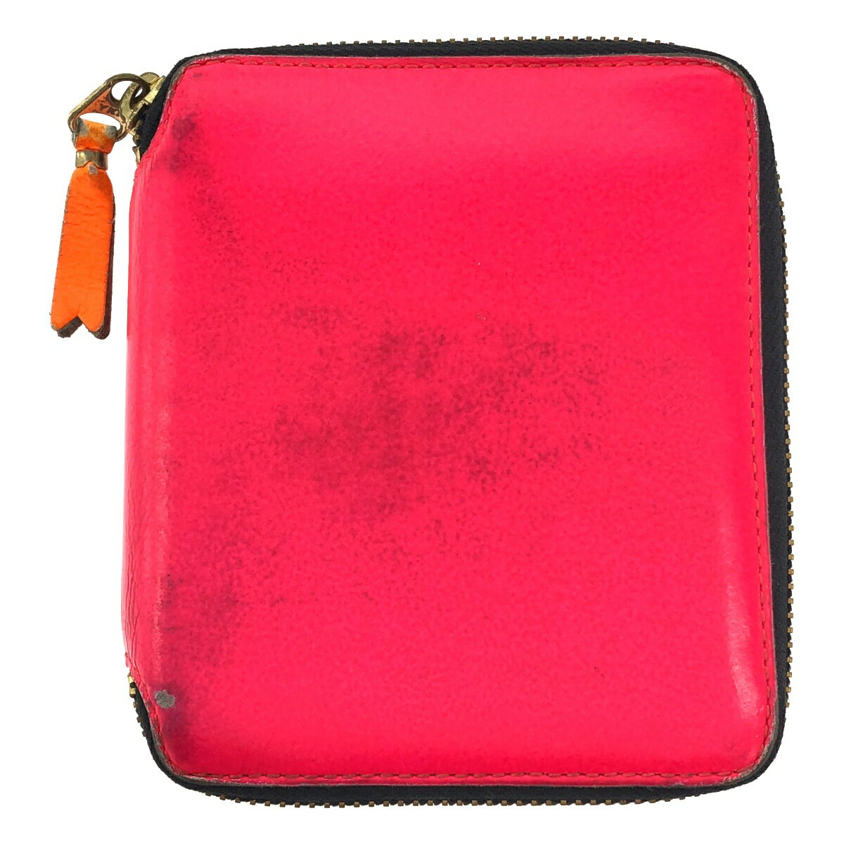 Rakuten - COMME des GARCONS コムデギャルソン スーパーフロー ラウンドジップレザーウォレット 財布 8Z-H021-051 ピンク 【中古】 ITFF3HQ8CECS