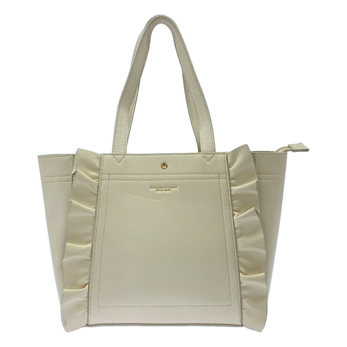 JILL by JILL STUART ジル バイ ジルスチュアート フリルトートバッグ アイボリー 【中古】 IT6IUZ9HSHXW