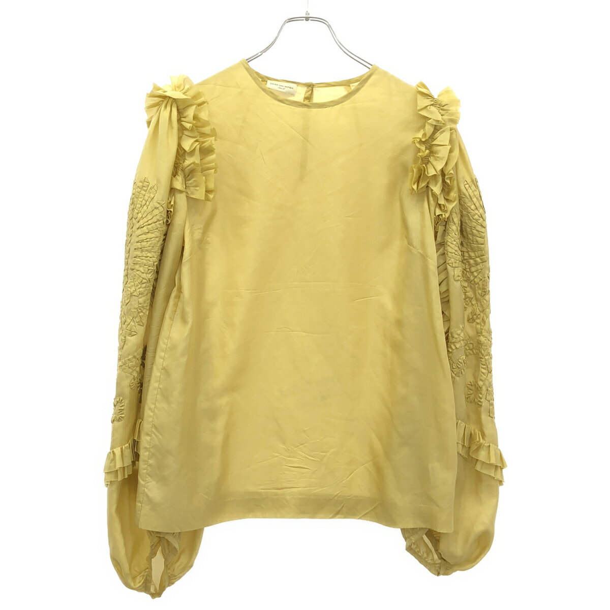 Rakuten - DRIES VAN NOTEN ドリスヴァンノッテン プルオーバーシルクトップス イエロー 36 【中古】 ITF04BKFPDBI