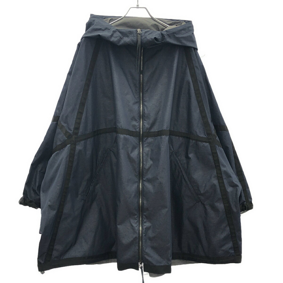 Rakuten - SOUMO ソウモ PARACHUTE HOODED COAT パラシュートフーデッドコート 16-SC-002 ネイビー 01 【中古】 ITYTEPKHJCME