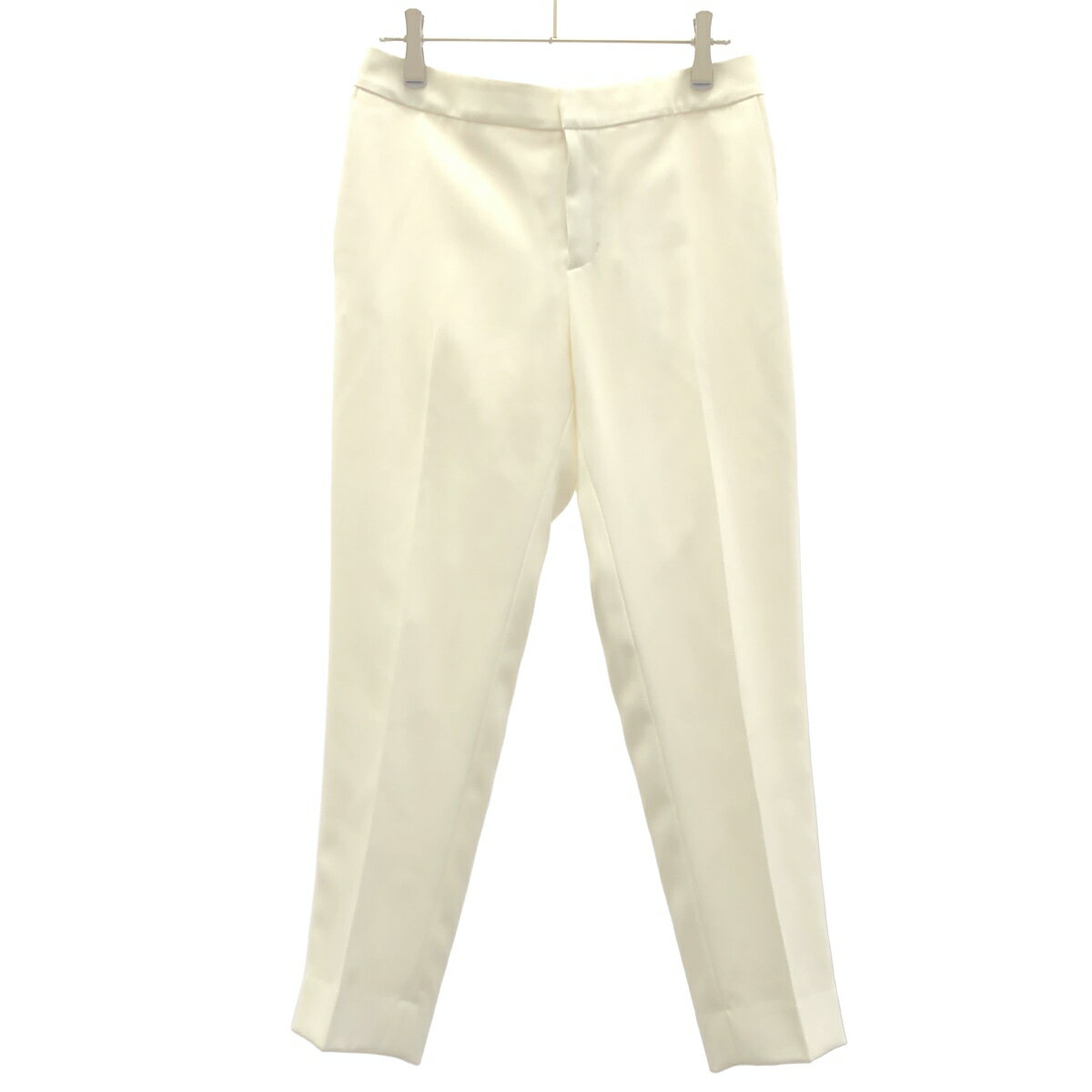 Rakuten - LE CIEL BLEU ルシェルブルー スラックスパンツ 16S68047 ホワイト 38 【中古】 ITDGY6IWMYGW