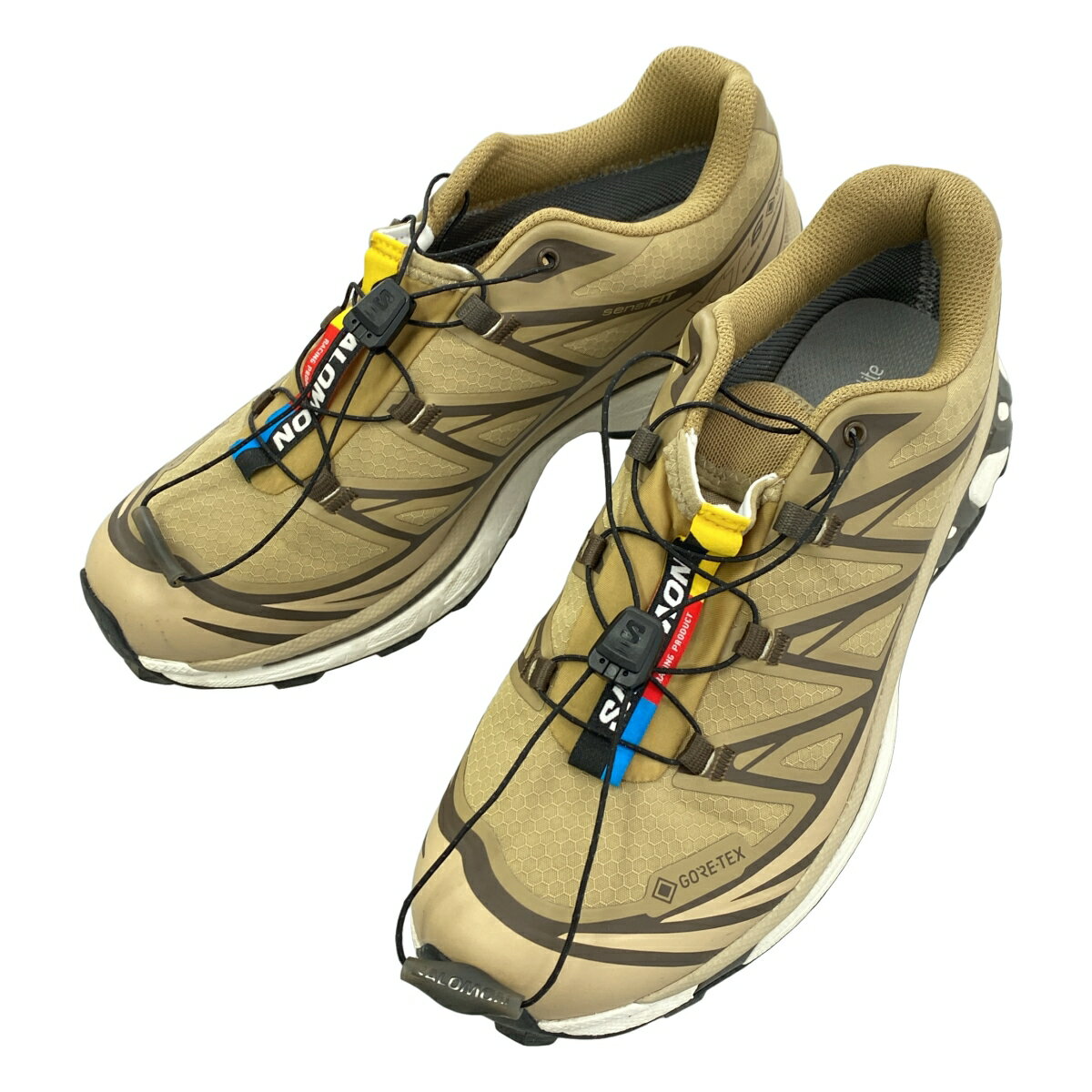 Rakuten - SALOMON サロモン XT-6 Gore-Tex KELP/DARK EARTH/SAFARI スニーカー 159817 479750 ベージュ 24.5cm 【中古】 ITJ5XXWRBQEC