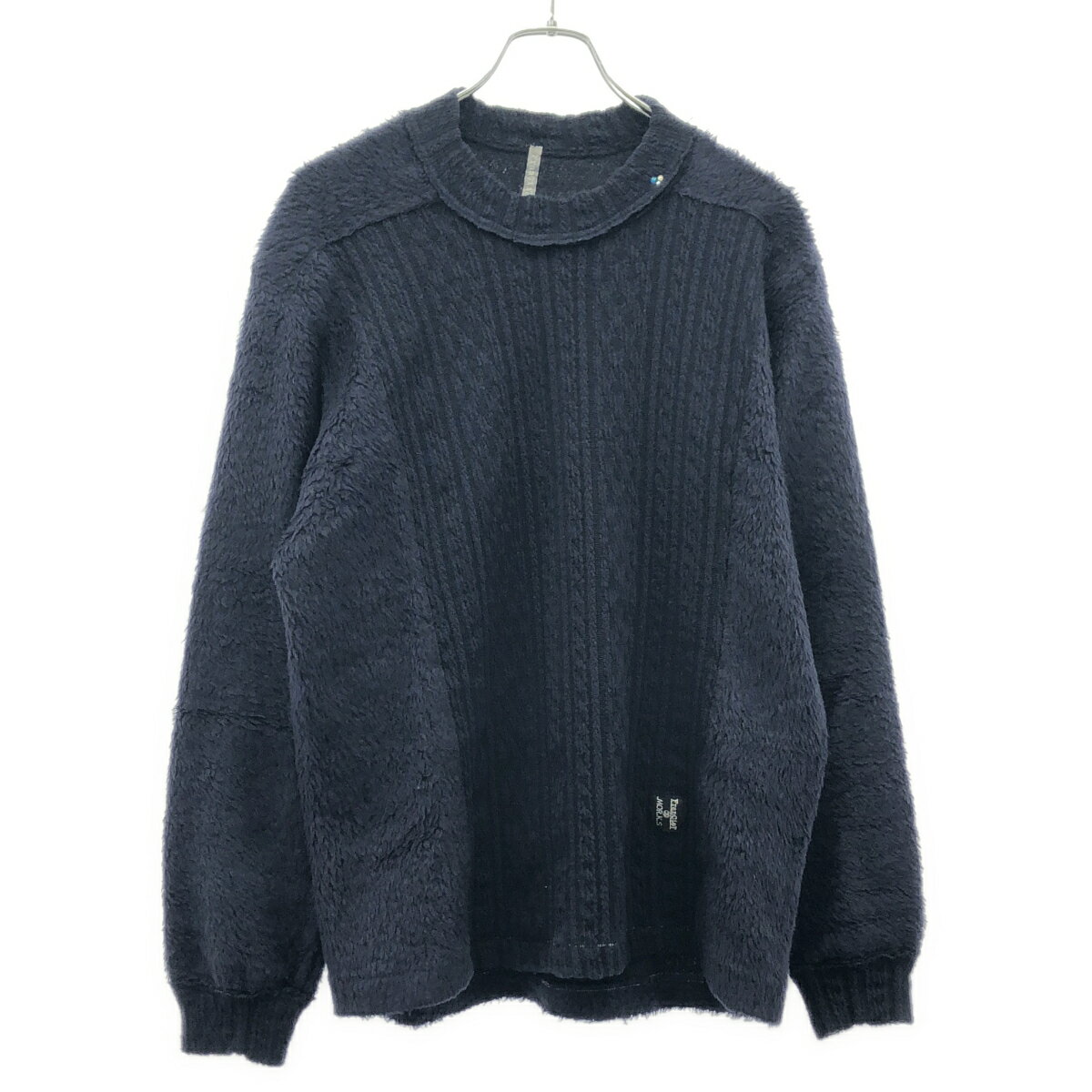FranCisT_MOR.K.S フランシストモークス HYBRID SHAGGY PULL OVER ハイブリットシャギープルオーバーニット MC3101 ネイビー 3 【中古】 ITH6A69D5F8O