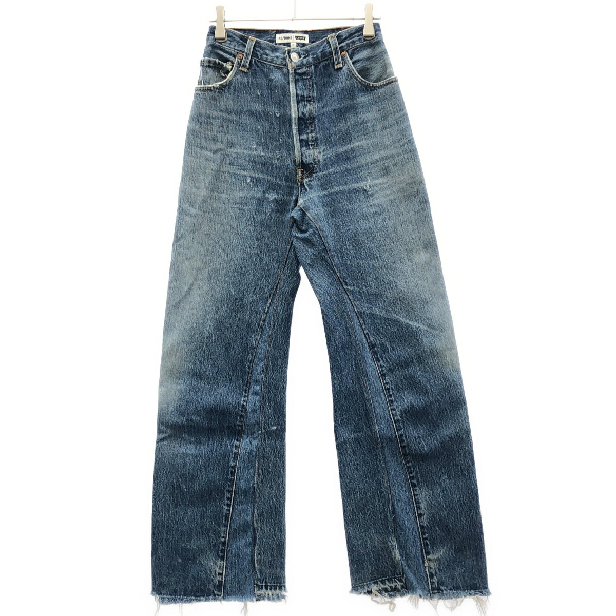 RE/DONE リダン LEVI’S リーバイスデニム 再構築 ブラック 28 RE/DONE x Levi's | High Rise Stove Pipe in Black