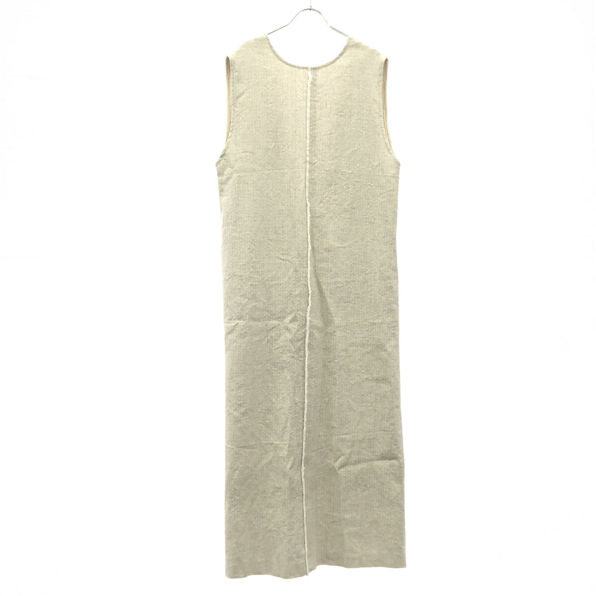 ETRE TOKYO エトレトウキョウ 25AW リネンロングワンピース 1225230087-0 ベージュ M 【中古】 ITSRO6HLRZHU