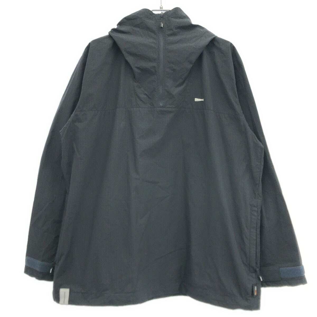 DESCENDANT ディセンダント 21SS BAIT NYLON ANORAK チェックアノラックパーカ ネイビー系 3 【中古】 IT57INLBGP7O