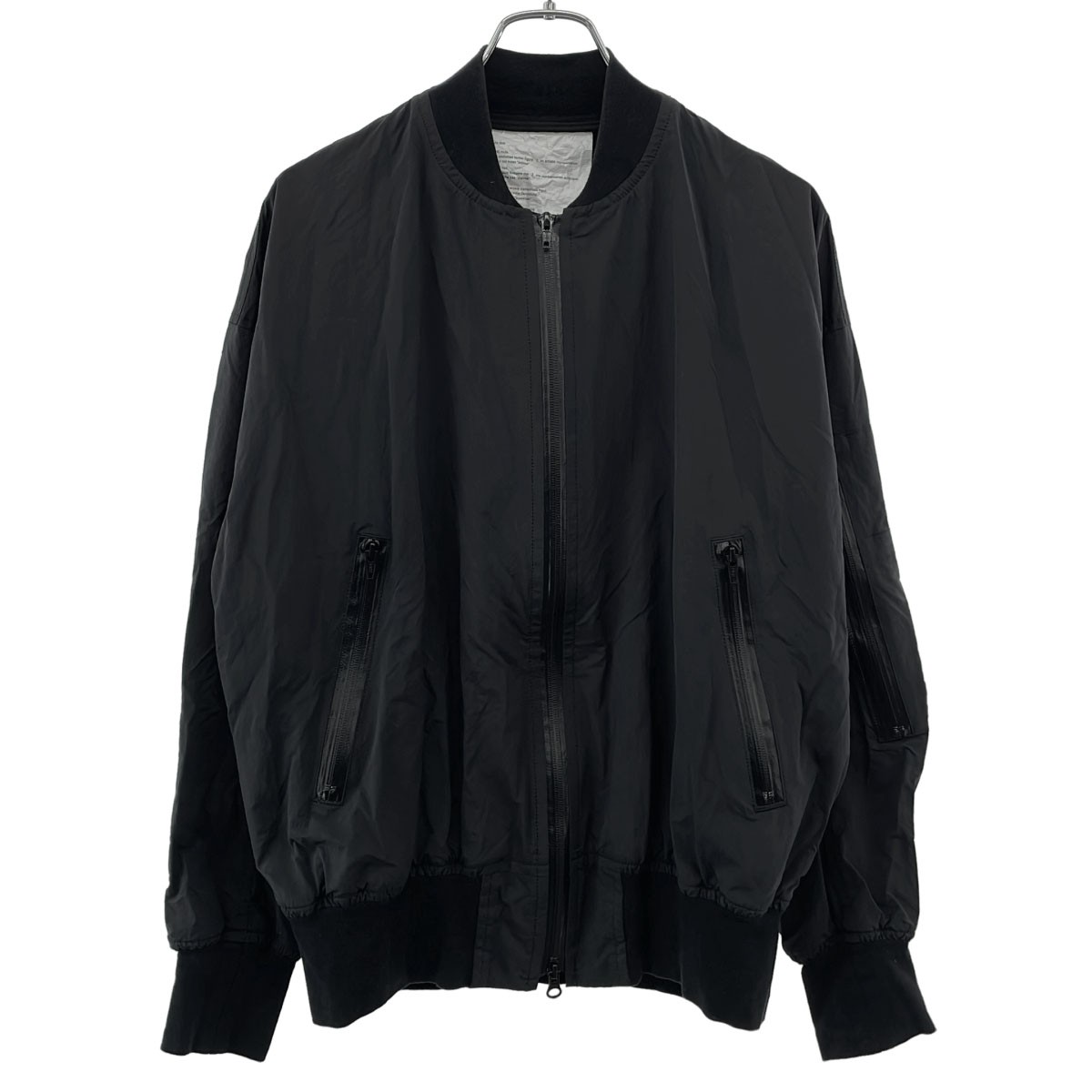 NUDE masahiko maruyama マサヒコ マルヤマ Bomber Jacket ボンバージャケット NU-1615 ブラック系 1  IT192HLPP22O