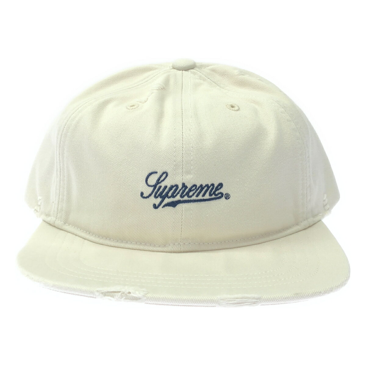 Supreme コットンキャップ オフホワイト Supreme X Maison Margiela MM6 Painted Camp Cap White *IN HAND