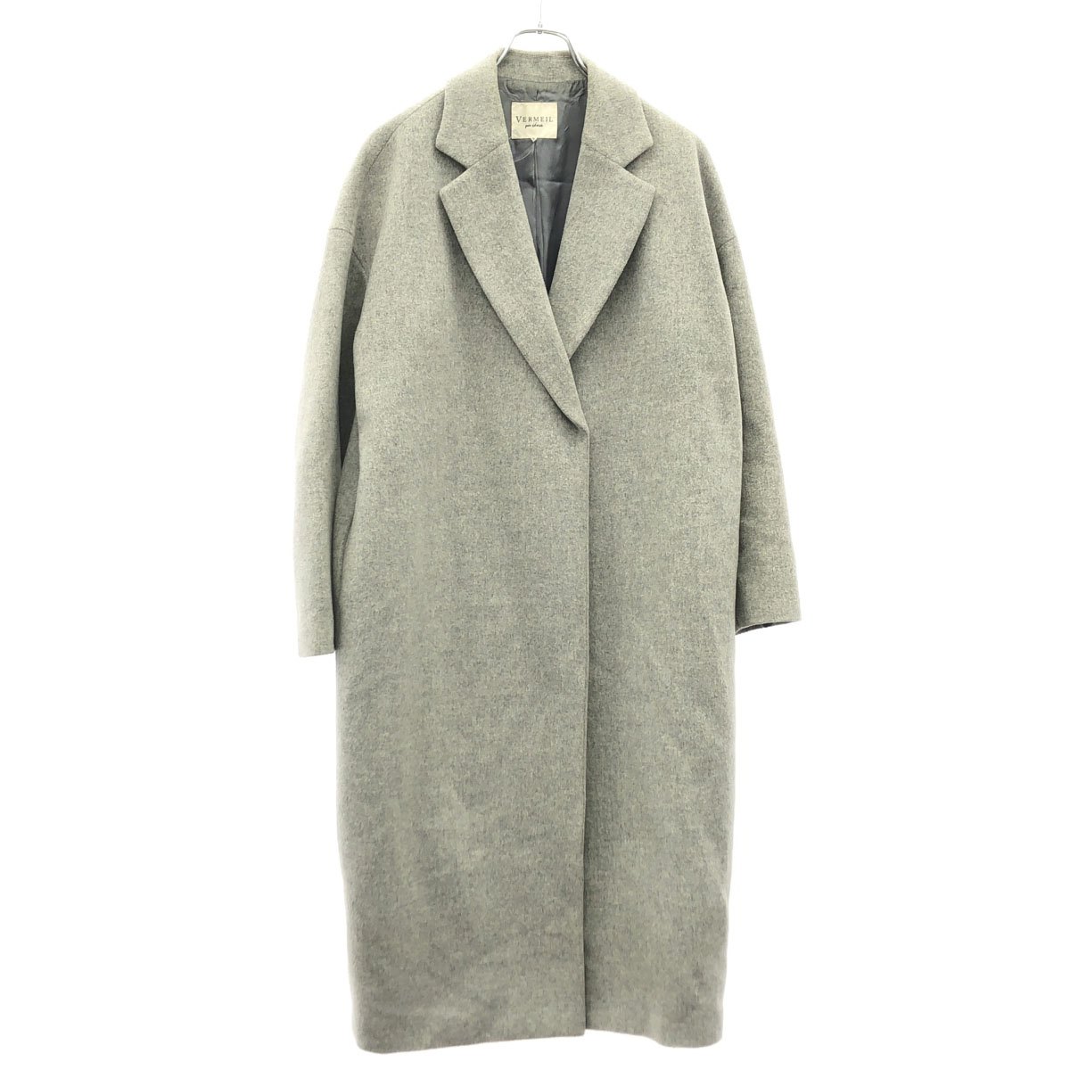 Rakuten - VERMEIL par iena ヴェルメイユ パー イエナ 17AW ウールコート 17-020-938-3020 グレー 38 【中古】 IT9HGTZ2FI0G