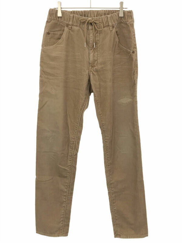 Rakuten - wjk ダヴルジェイケイ リペア加工コーデュロイパンツ 5888 cd09k ベージュ M 【中古】 ITQ75SQ1YAZ4