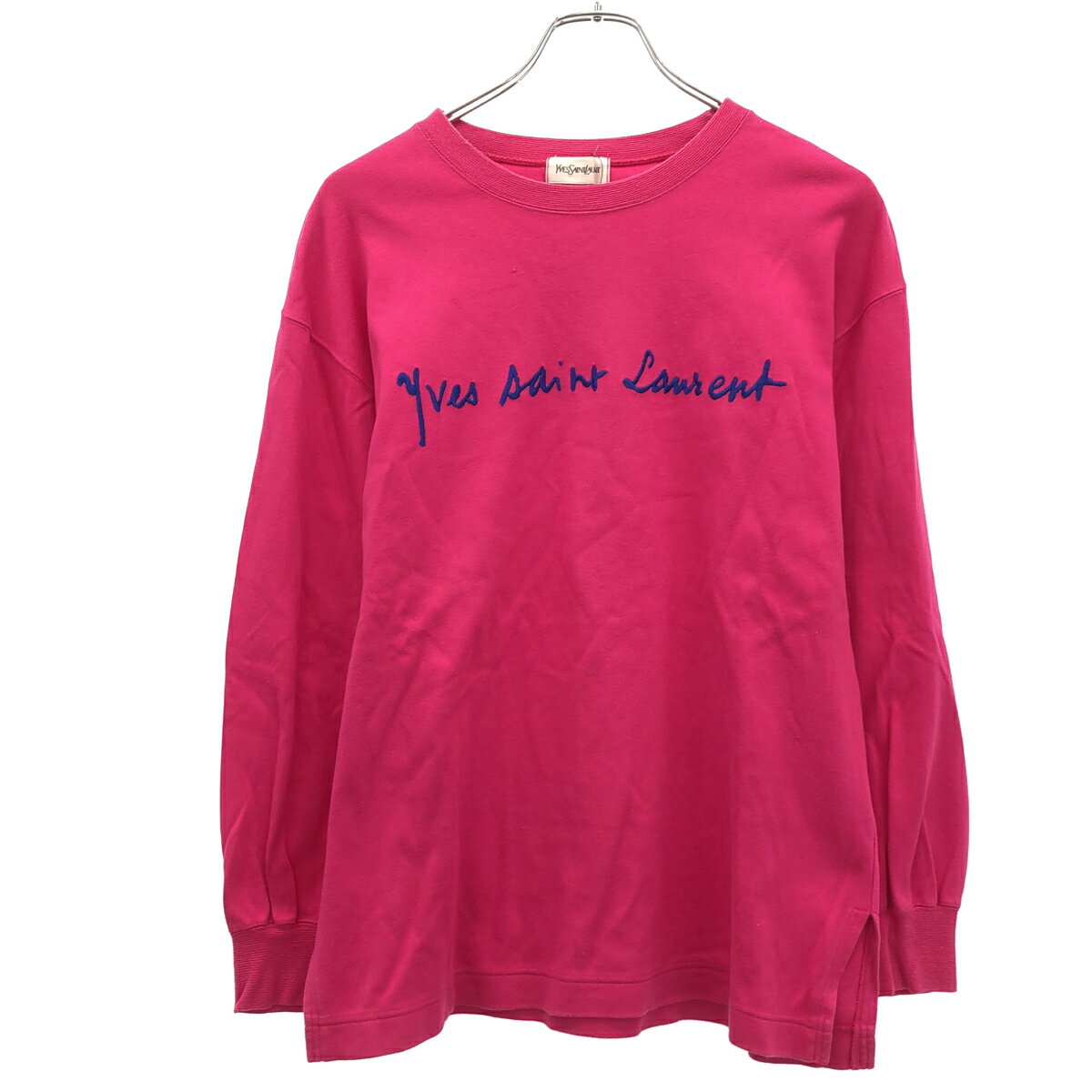 SAINT LAURENT PARIS サンローランパリ カサンドラロゴ刺繍 トリムTシャツ ピンク 楽天市場】サンローラン tシャツ（カラーピンク）の通販