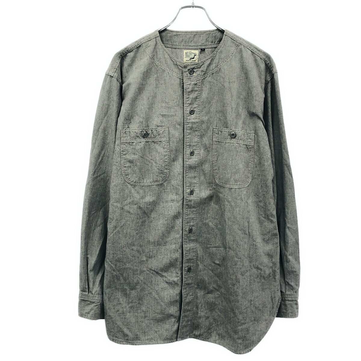 楽天市場】orslow ノーカラー（メンズファッション）の通販