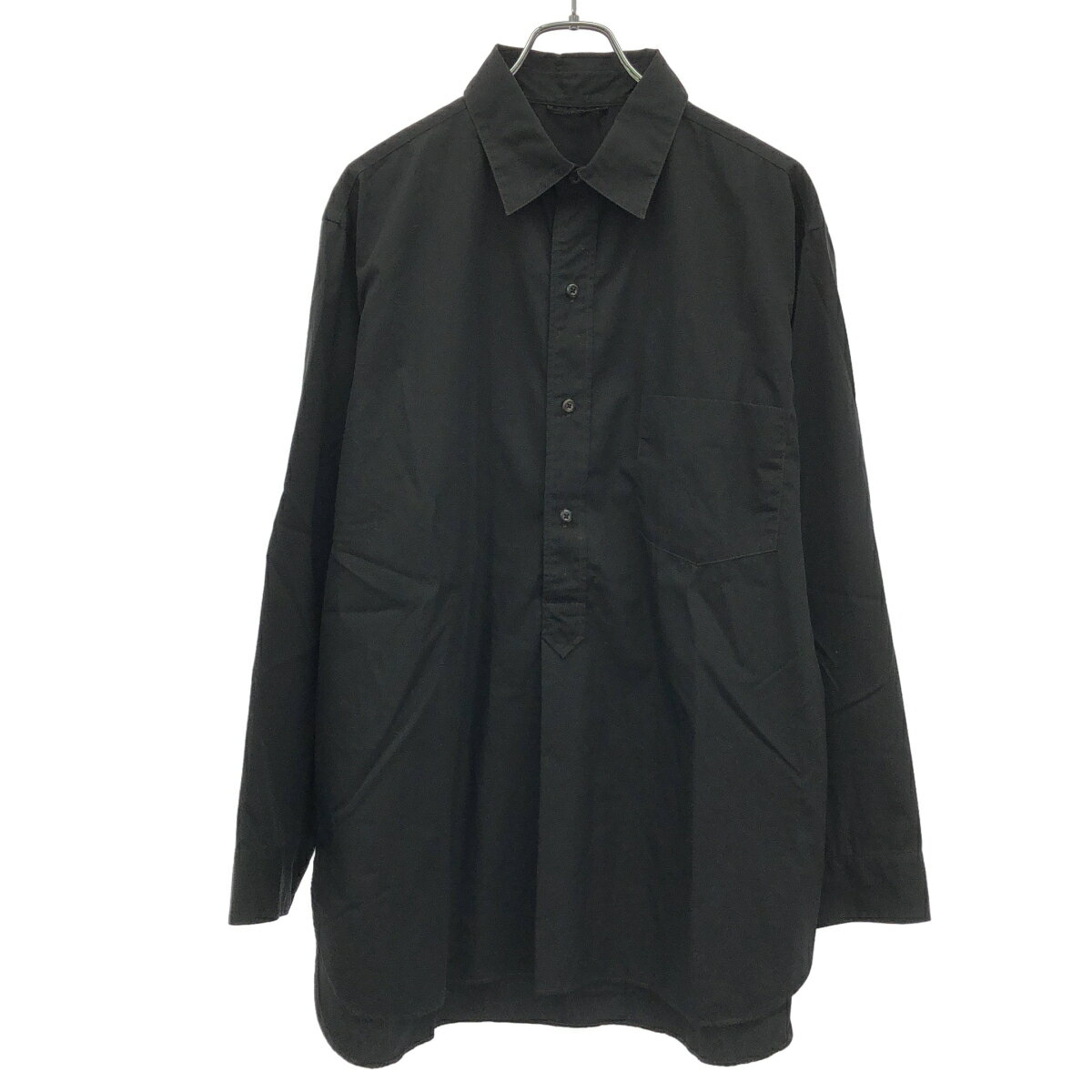 blurhms ROOTSTOCK ブラームスルーツストック 25SS Grandpa Shirts ロングスリーブシャツ bROOTS25S7 ブラック 3  IT2JVVG2H9EY