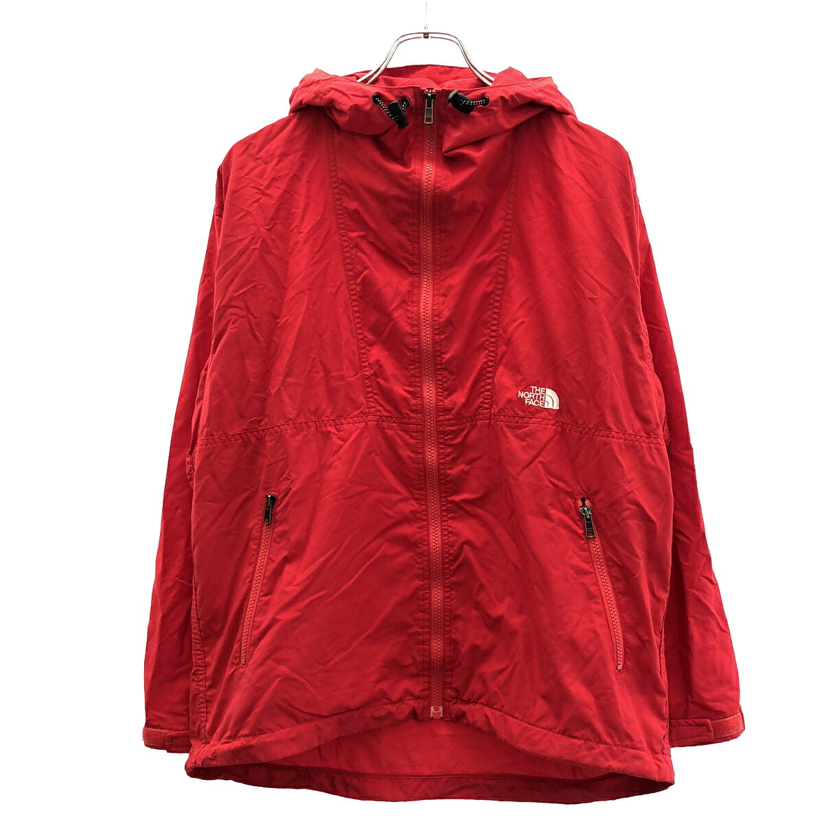 ノースフェイス 2WAY ロング コートHYVENT レディースL 90 赤 THE NORTH FACE（ザノースフェイス）の「THE NORTH FACE/ザ・ノース