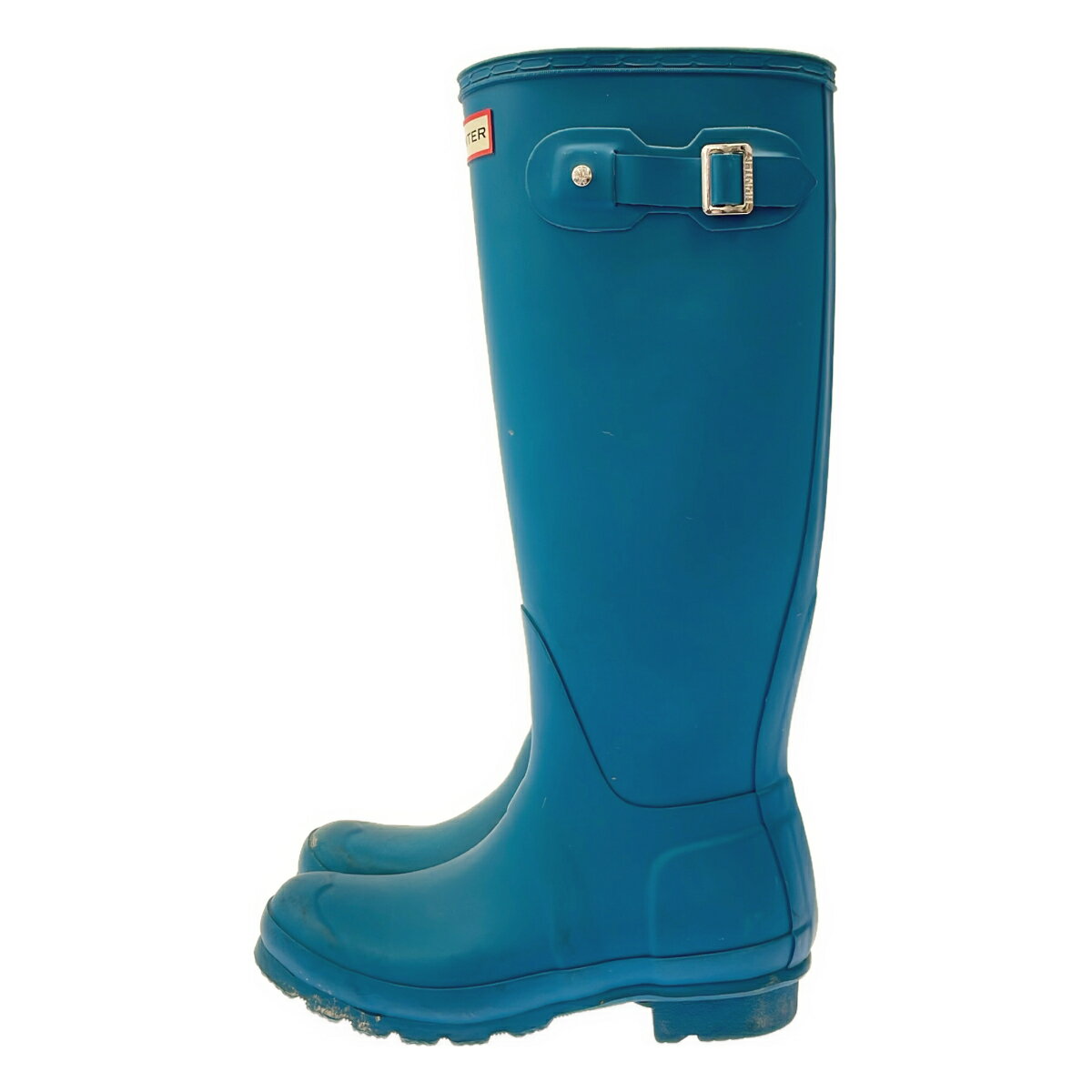 HUNTER ハンター レインロングブーツ ブルー UK3 【中古】 ITWWPV36SL86
