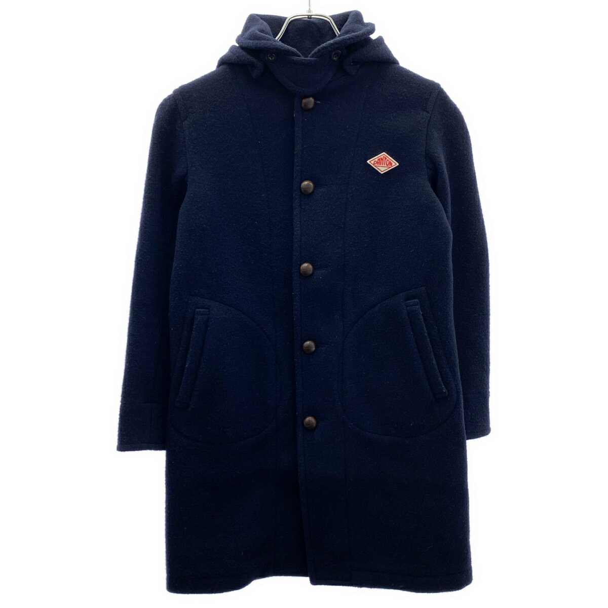 Rakuten - DANTON ダントン ウールロングモッサコート 15A-SL-001 JD-8457 ネイビー 34 【中古】 IT5Q9DS21LQ1