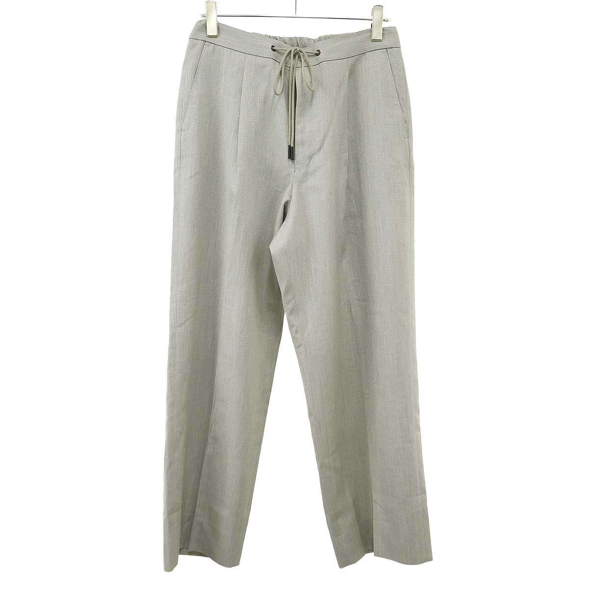 Rakuten - THE RERACS ザ リラクス 26SS THE EASY SLACKS WIDE イージーワイドスラックスパンツ 26SS-REPT-289 グレー 46 【中古】 ITUE0P6094NW