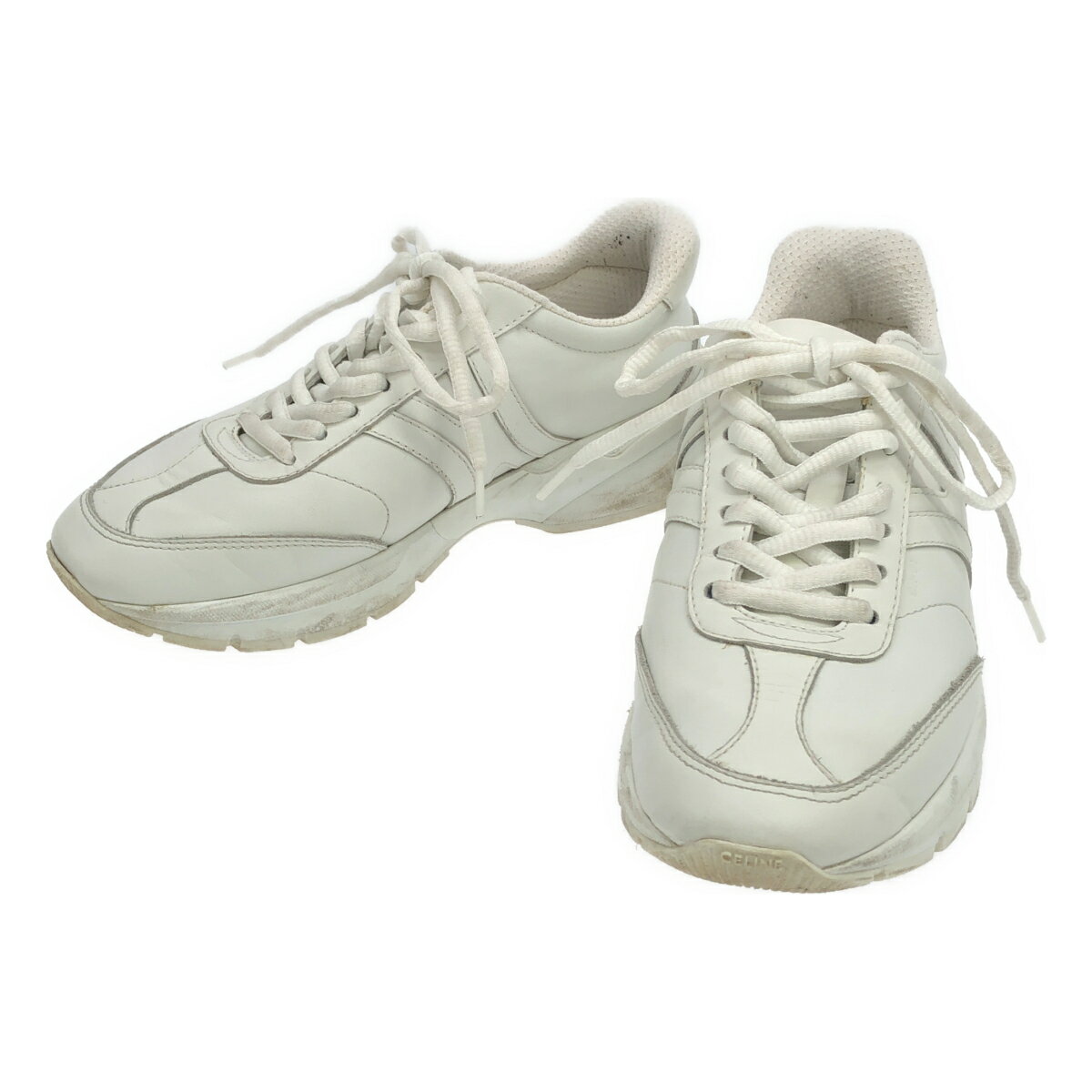 Rakuten - CELINE セリーヌ CR-01 ランナー ローカットスニーカー ホワイト 36 【中古】 IT12USPDDBXM