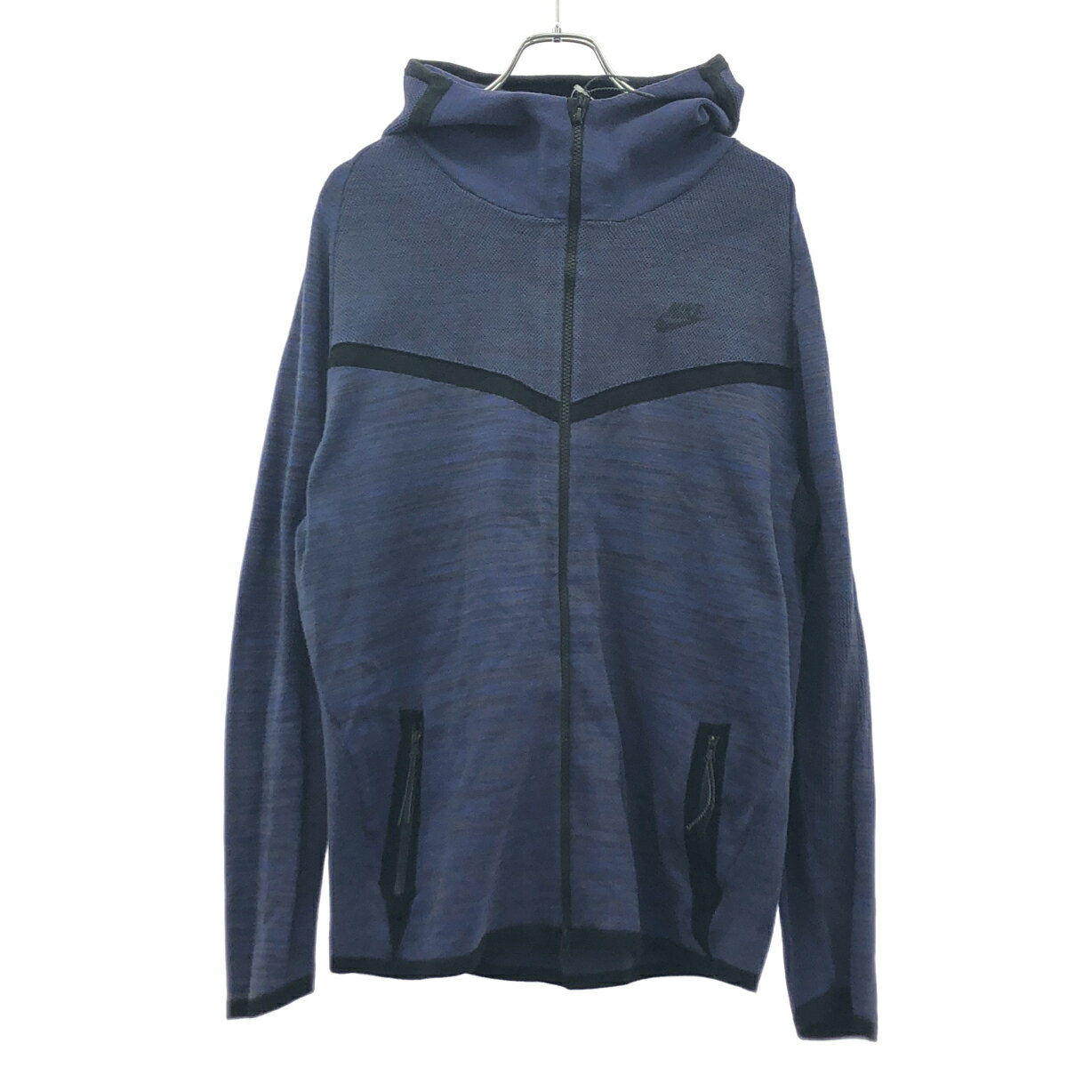 Rakuten - NIKE ナイキ ジップアップニットパーカー 728685-451 ブルー M 【中古】 IT4GOYDJXGQG
