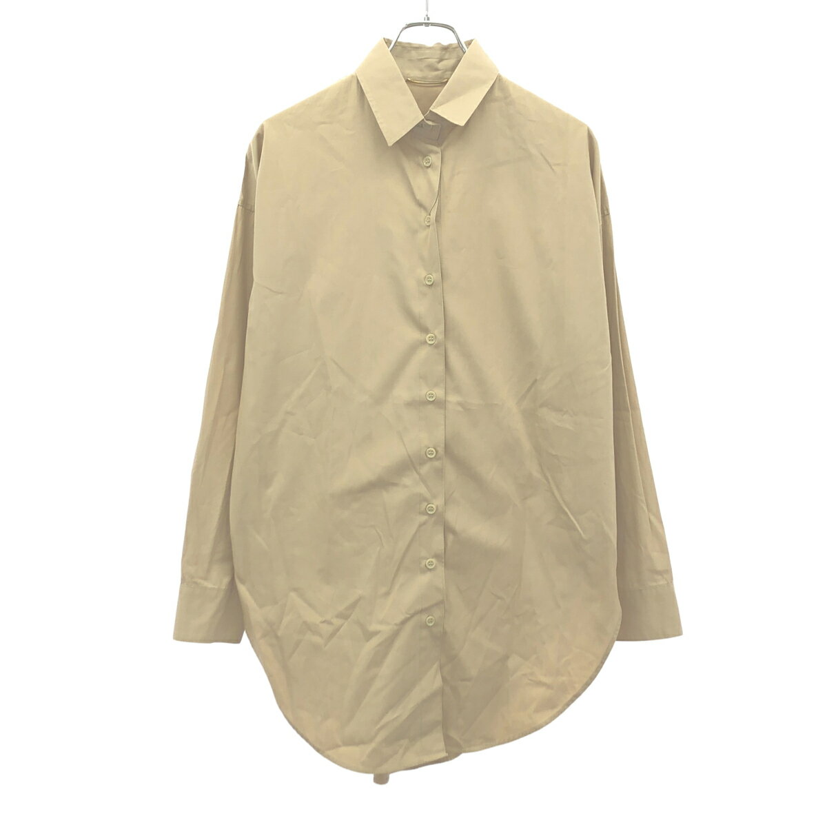 乐天商城 - Deuxieme Classe ドゥーズィエム クラス BF SHIRTS サイドスリットロングシャツ 22-050-560-1033 ベージュ 【中古】 ITDLWJBSCACW