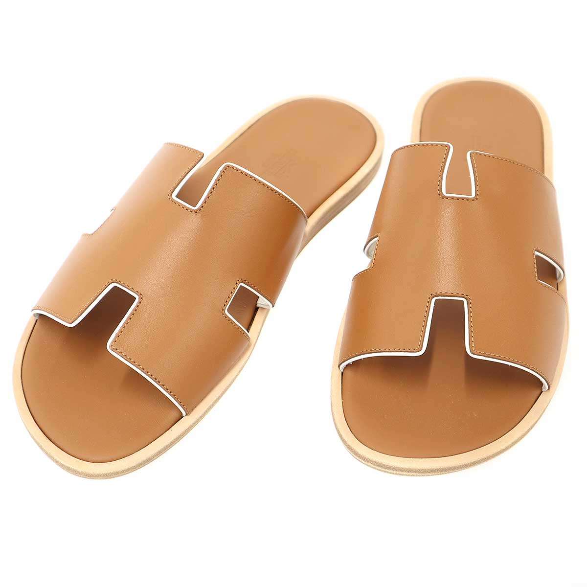 Rakuten - HERMES エルメス Izmir Sandals イズミール サンダル AF222844 ブラウン 39 【中古】 IT8EK8RA4CJK