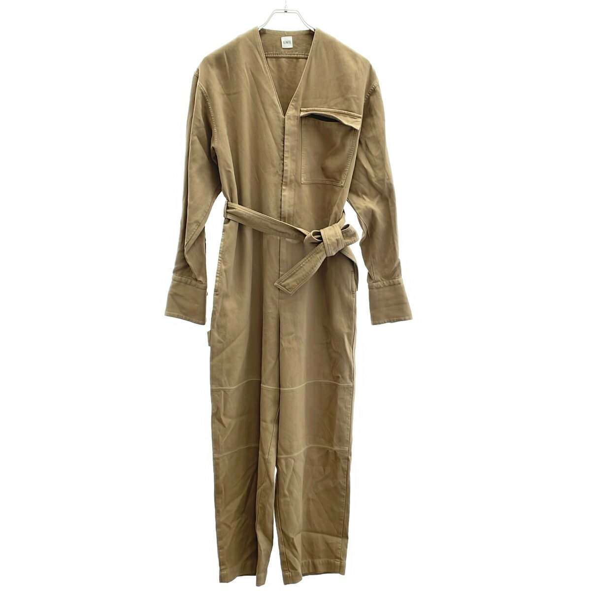 樂天商城 - BOWTE バウト 25AW FINE COUNT COTTON PIECE DYE ALL IN ONE オールインワン 252-09-0004 ベージュ 0 【中古】 ITXRR5D0UQ4H