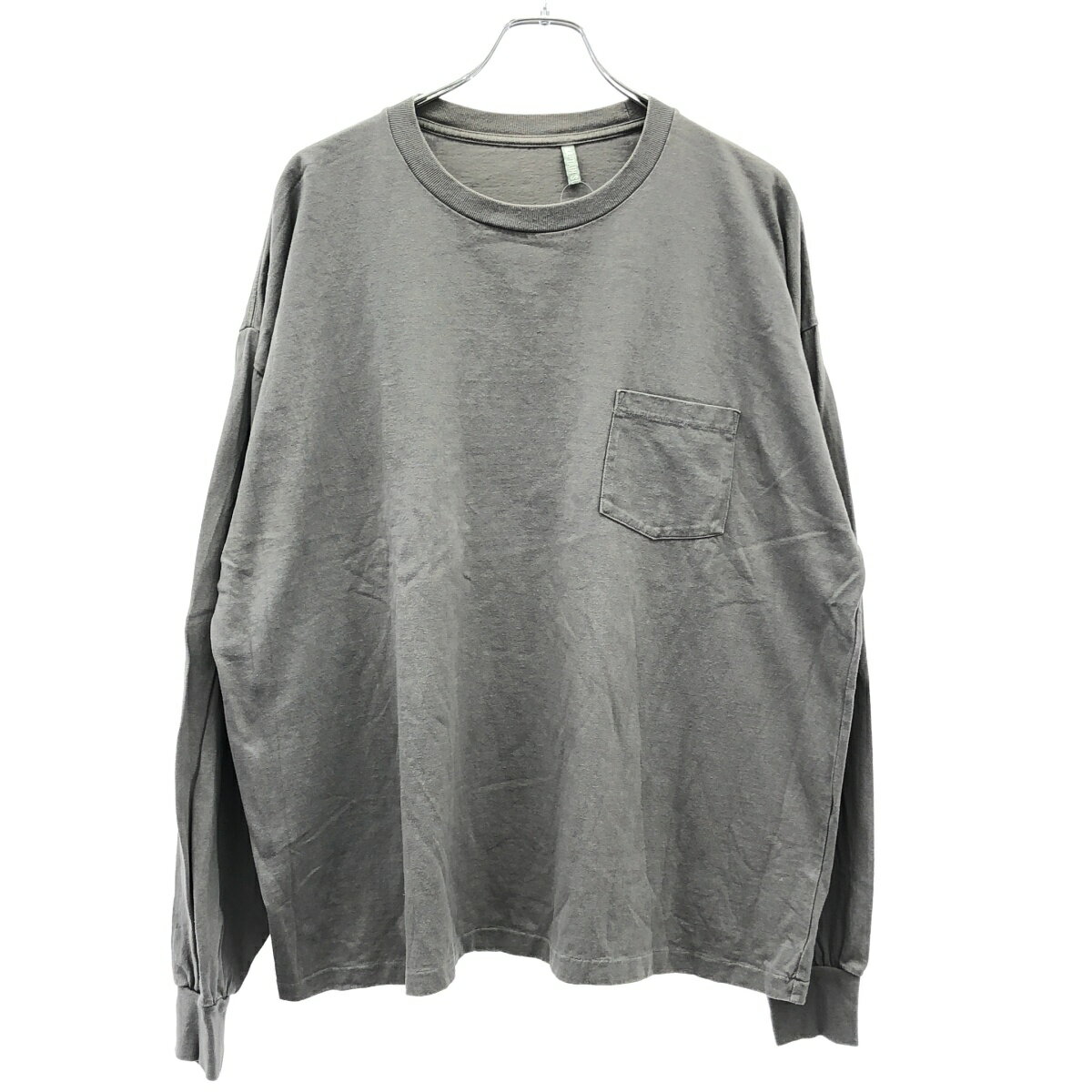乐天商城 - Kaptain Sunshine キャプテンサンシャイン 23SS West Coast T-SHIRTS ロングスリーブTシャツ KSBY23SCS01 グレー 42 【中古】 ITDPE8MNAD0K