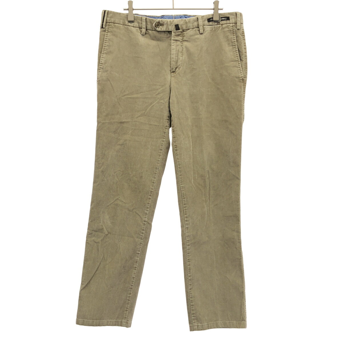 PT01 ピーティーゼロウーノ BEAMS F別注 STRETCH コーデュロイパンツ ベージュ 50 【中古】 IT6B91EIXKPQ