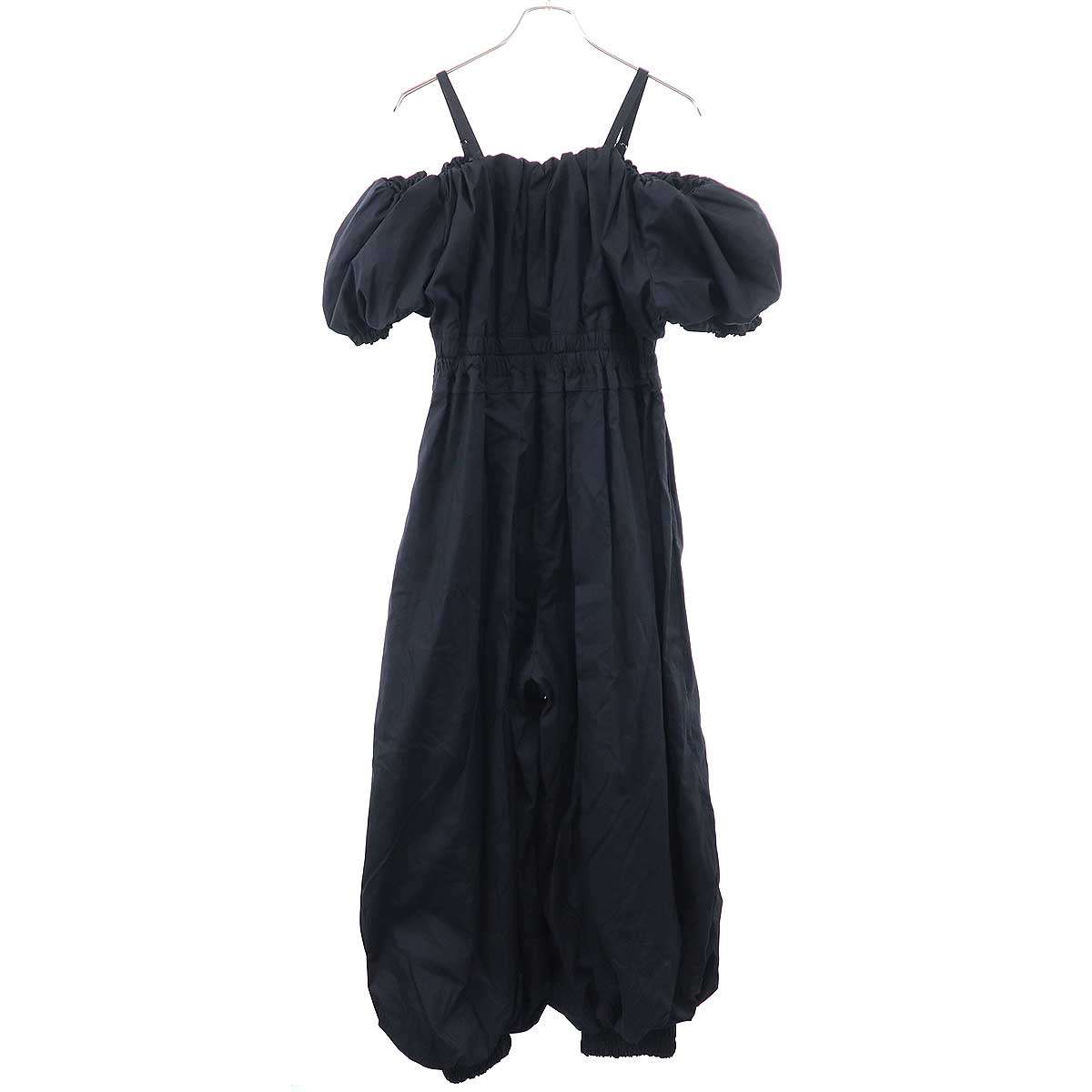 MODESCAPE 楽天市場店のnoir kei ninomiya ノワール ケイ ニノミヤ 25SS パフスリーブドレスオールインワン 3O-U006-051 ブラック M 【中古】 ITSUXVPOXI4U｜アングル2