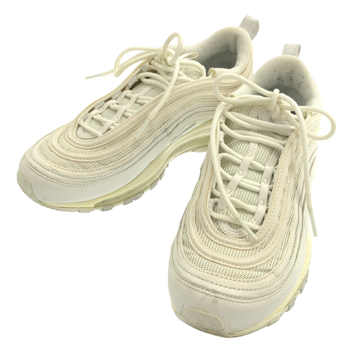 乐天商城 - NIKE ナイキ W AIR MAX 97 WHITE/WHITE-PURE PLATINUM スニーカー 921733-100 ホワイト 25cm 【中古】 ITC45FXNMT9U