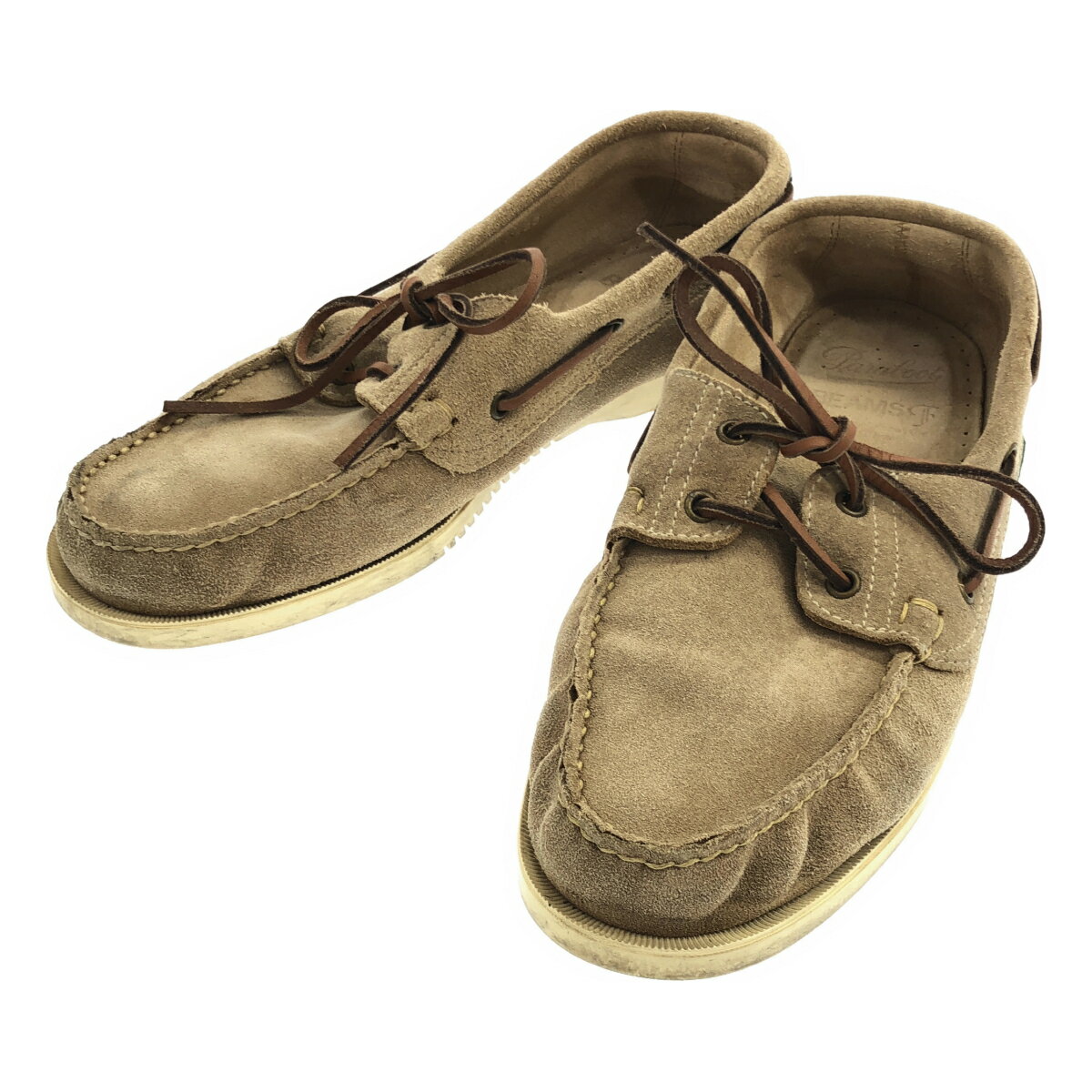 paraboot パラブーツ BEAMS F別注 BARTH/MARINE スエードデッキシューズ 780540 ベージュ 8 【中古】 ITUV4ZXGXFNK