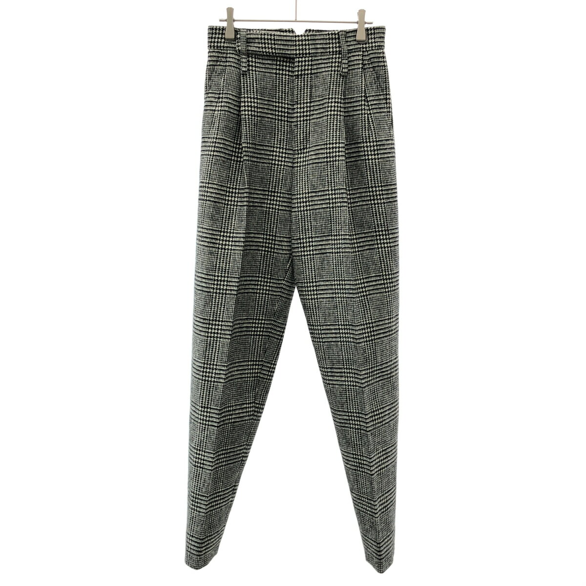Rakuten - GUCCI グッチ ハウンドトゥースチェック トラウザーパンツ 715617 ZAJYH ブラック ホワイト 36 【中古】 IT8G34H71XV8