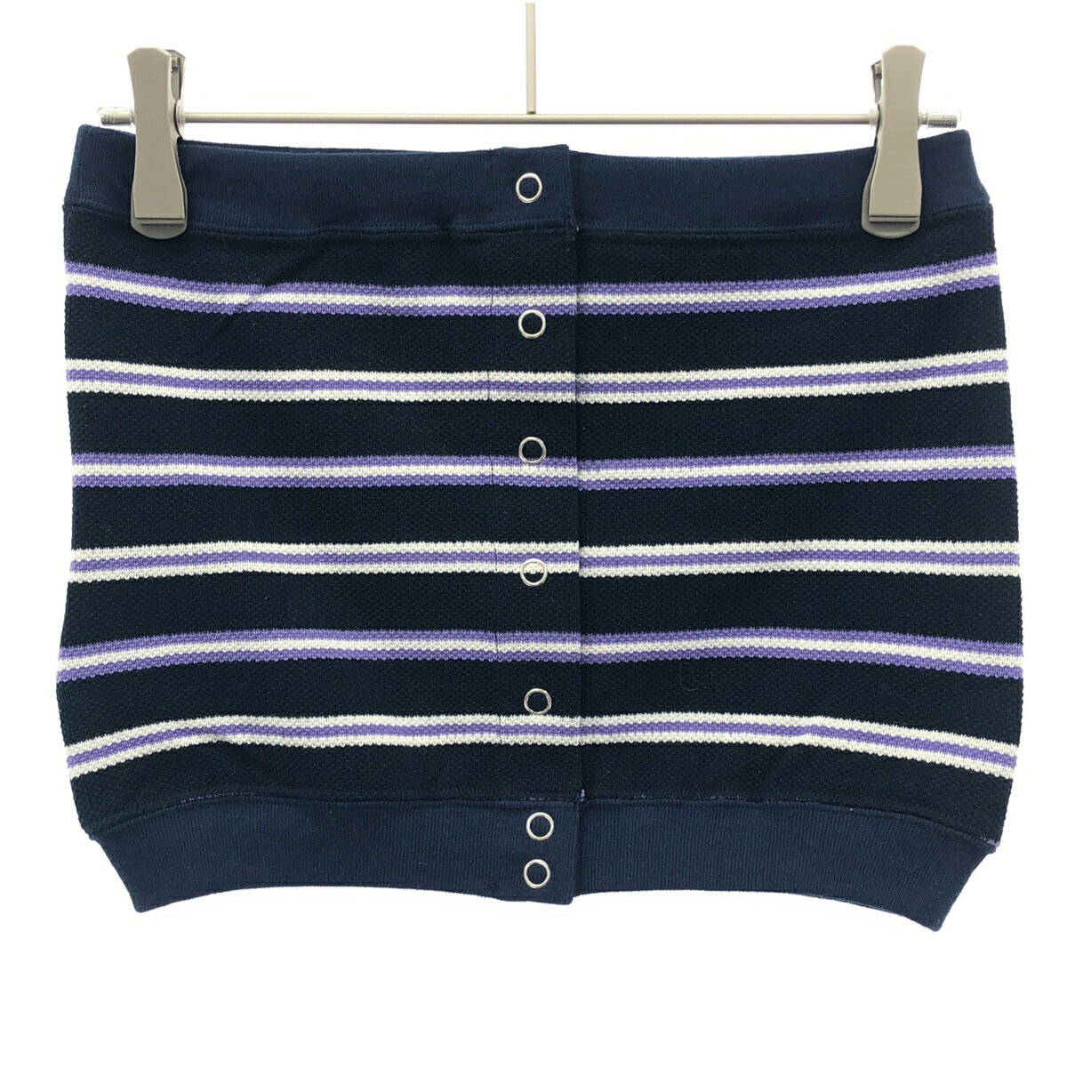 JOHN MASON SMITH ジョン メイソン スミス 26SS COTTON PIQUE TUBE TOP チューブトップ 26SCT-327L ネイビー パープル 36  ITJ0G8XSYSJC