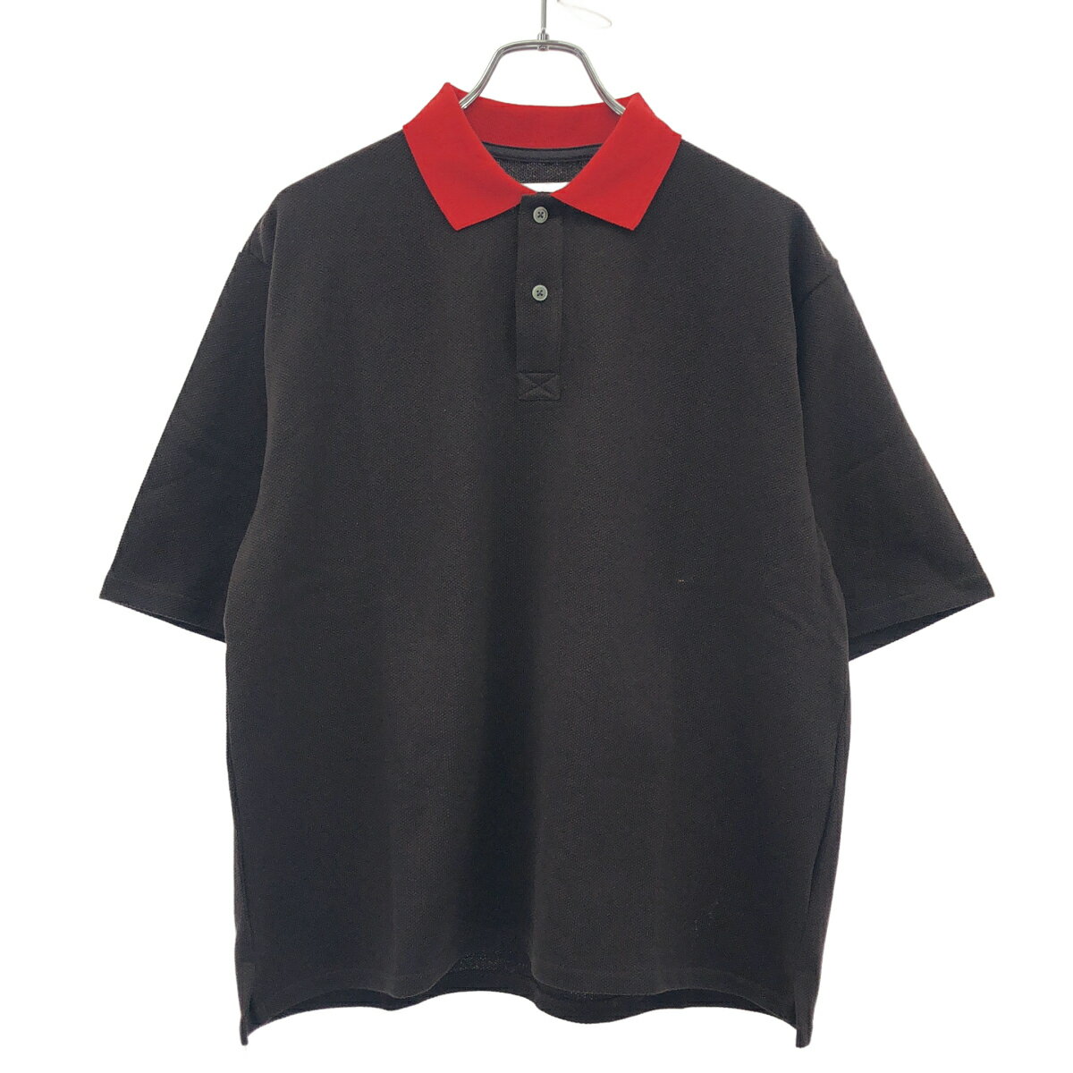 Rakuten - JOHN MASON SMITH ジョン メイソン スミス 26SS COTTON PIQUE S/S POLO SHIRT ショートスリーブバイカラーポロシャツ 26SCT-238S ブラウン レッド S 【中古】 ITGAF20PPJ7C