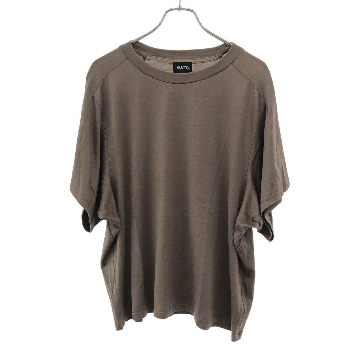 乐天商城 - HLVTC ヘルベチカ Tech wool shirts ウールTシャツ ブラウン 記載なし 【中古】 ITI1PPAZ3HW5
