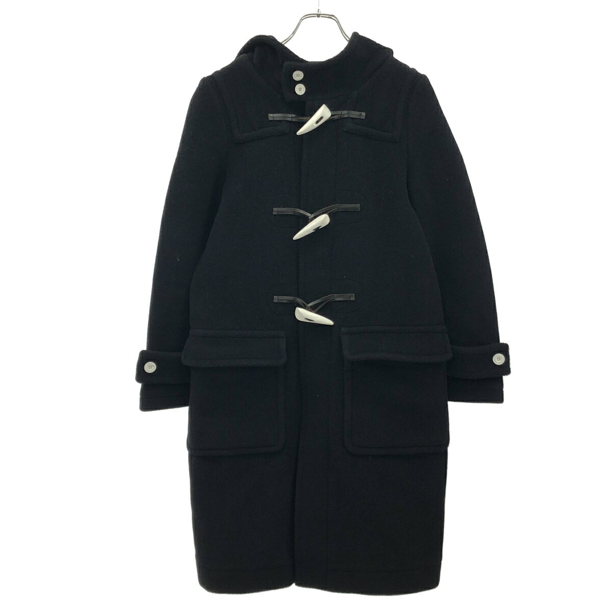 Rakuten - HYKE ハイク 14AW ダッフルコート 142-17028 ブラック 1 【中古】 ITXDTJZF4EUS